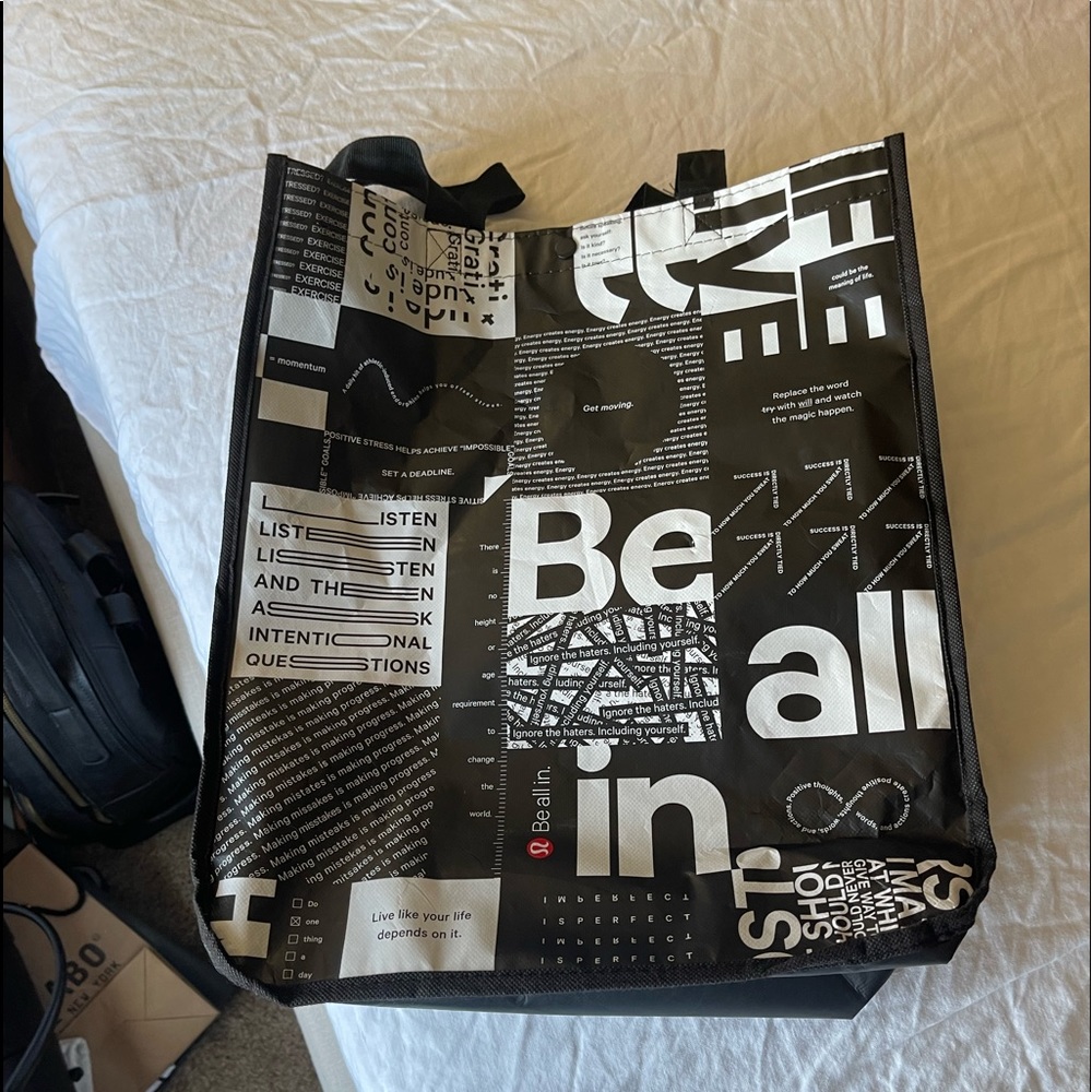 Standard size lululemon bag